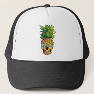 Pineapple Sunglasses T shirt Aloha Beaches Trucker Hat
