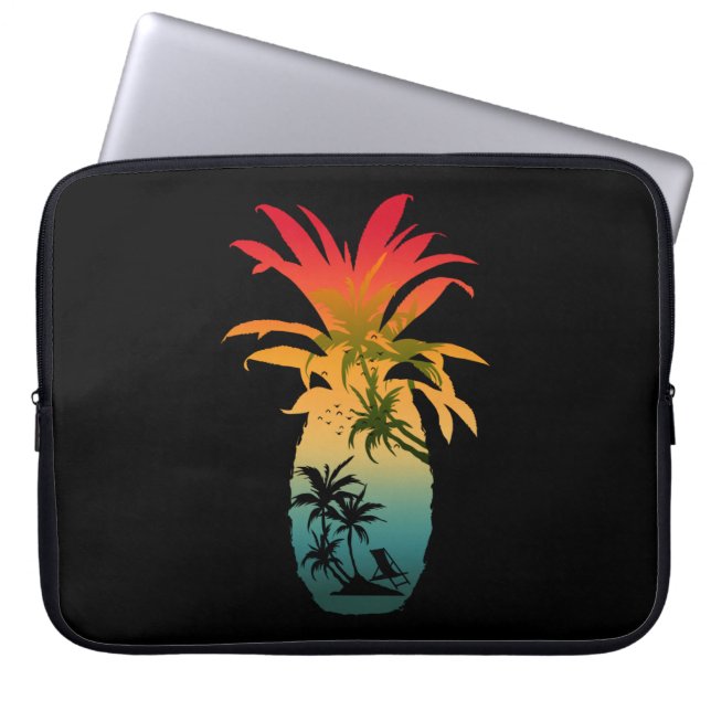 PINEAPPLE SUNSET LAPTOP SLEEVE (Front)