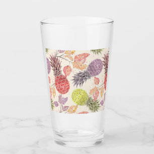 Pineapple, sweet couple, fruit glass