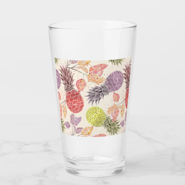 Pineapple, sweet couple, fruit glass (Front)