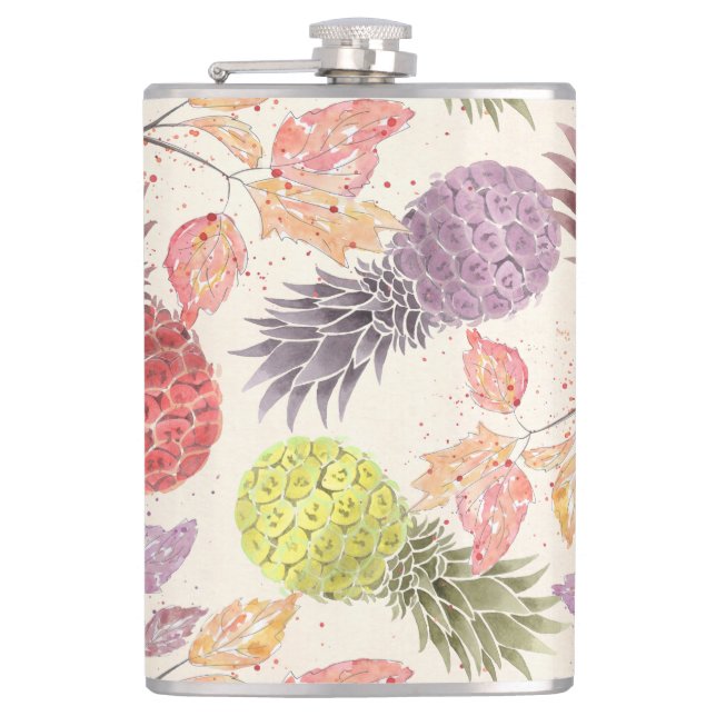 Pineapple, sweet couple, fruit hip flask (Front)