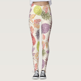 Pineapple, sweet couple, fruit leggings
