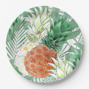 Pineapple, sweet couple, fruit paper plate