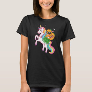 Pineapple Swinger Unicorn Swinging Lifestyle Poly T-Shirt