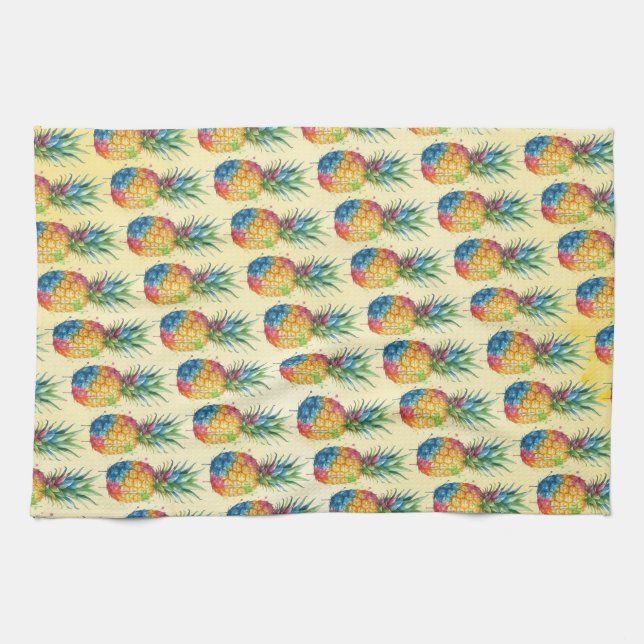 Pineapple Tea Towel (Horizontal)