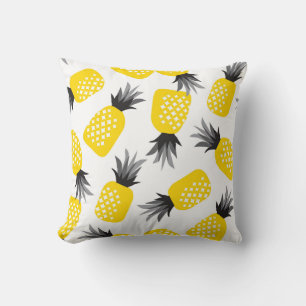 Pineapple Texture, Vintage Summer Pattern. Cushion