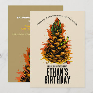 Pineapple The Ultimate Birthday Bash Invitation