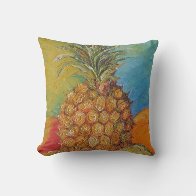 Pineapple Throw Pillow (Front)