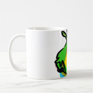 Pineapple tie dry coffee mug