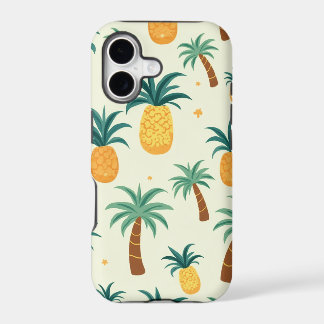 Pineapple & tree pattern design iphone 11 cases