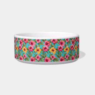Pineapple tropical floral bowl