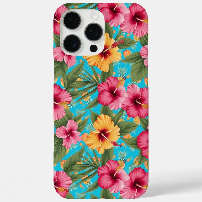 Pineapple tropical floral Case-Mate iPhone case (Back)
