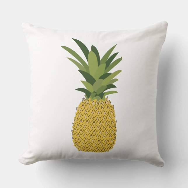 Pineapple Tropical Fruit Design Cushion (Front)