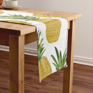 Pineapple Tropical Fruit Design Short Table Runner
