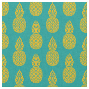 Pineapple Tropical Fruit Fabric