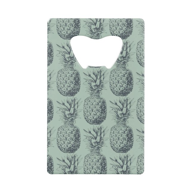 Pineapple, tropical fruit pattern design (Front)