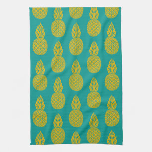 Pineapple Tropical Fruit Tea Towel
