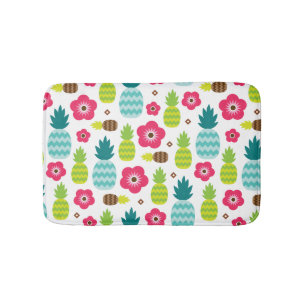 Pineapple Tropical Summer Bath Mat