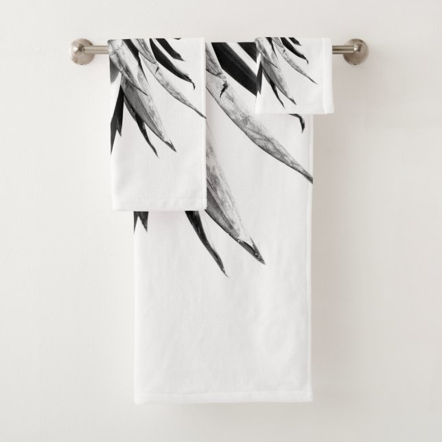 Pineapple Upside Down #1 Bath Towel Set (Insitu)
