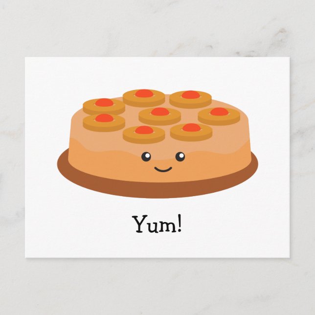 Pineapple Upside Down Cake Postcard (Front)