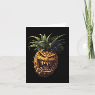Pineapple Vampire Sticker  Card