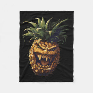 Pineapple Vampire Sticker  Fleece Blanket