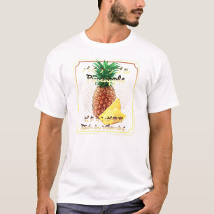 Pineapple Vegan Healthy Fruits And Vegetables T-Shirt