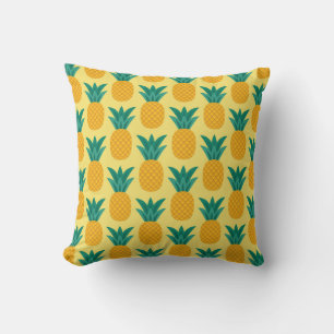 Pineapple Vintage: Fruitful Pattern Delight. Cushion