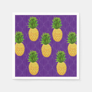 Pineapple Violet Napkin