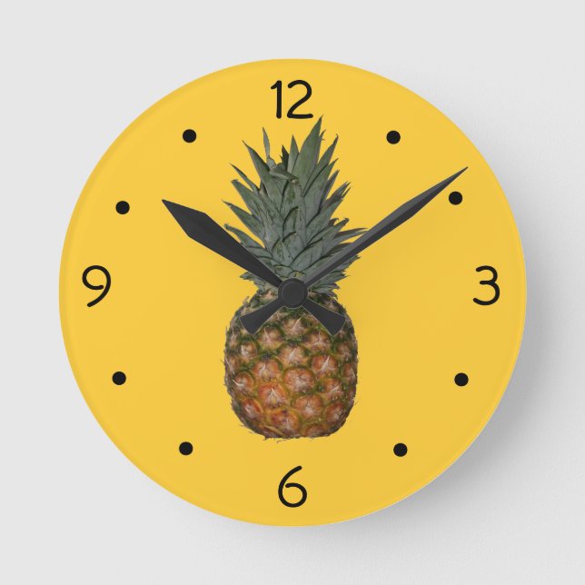 Pineapple Wall Clock (Front)