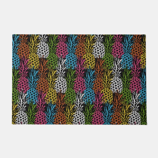 Pineapple Wild and Sweet Doormat (Front)