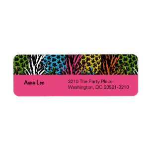 Pineapple Wild and Sweet Return Address Label