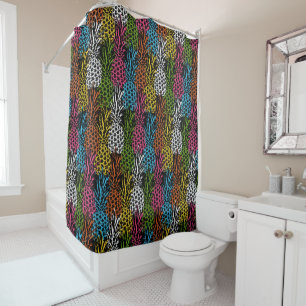 Pineapple Wild and Sweet Shower Curtain