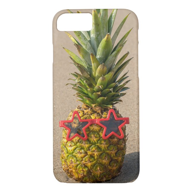 pineapple with star sunglasses Case-Mate iPhone case (Back)