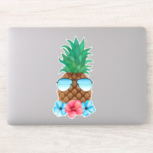 Pineapple with sunglasses