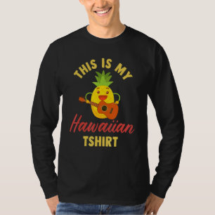 Pineapple Women Men Hawaiian Aloha Tropical Honolu T-Shirt
