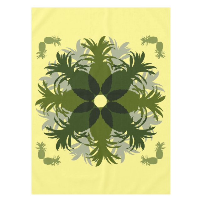 PINEAPPLE WREATH PATTERN   TABLECLOTH (Front)