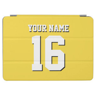 Pineapple Yellow Sporty Team Jersey iPad Air Cover