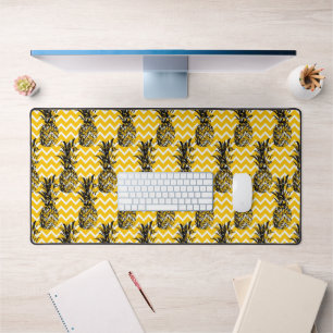 Pineapple Zigzags Desk Mat