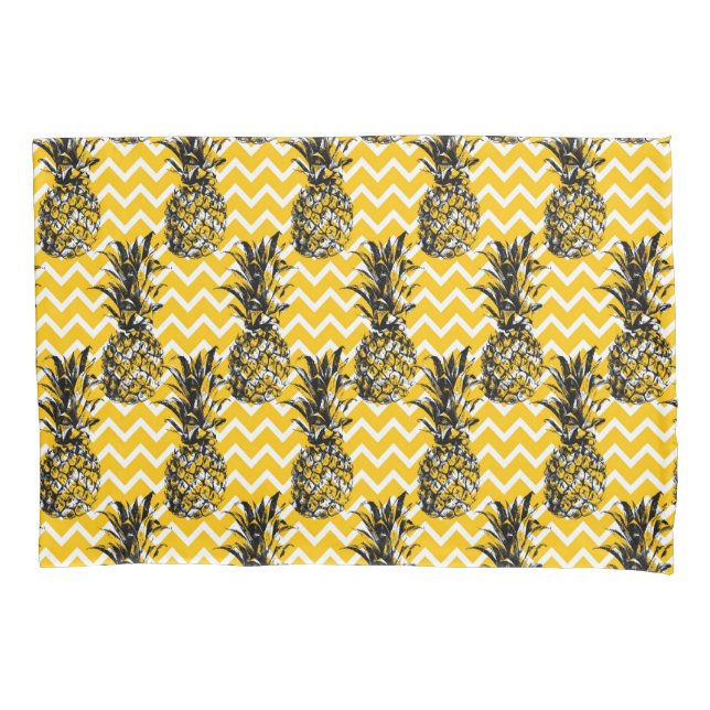 Pineapple Zigzags Pillowcase (Front-Left)