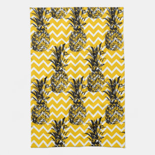 Pineapple Zigzags Tea Towel