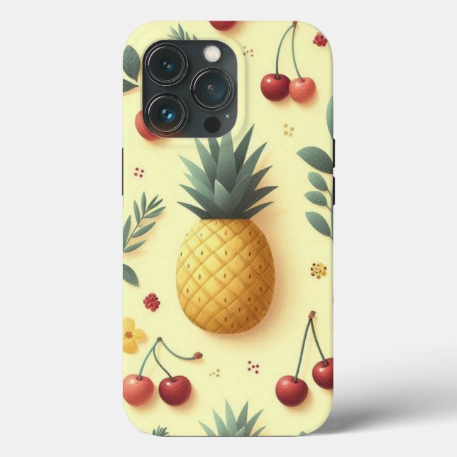 Pineapples and Cherries Case-Mate iPhone Case (Back)