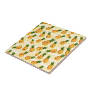 Pineapples Ceramic Tile