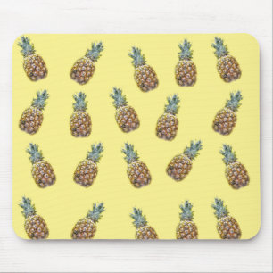 Pineapples Fruit Pattern Mouse Pad