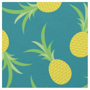 Pineapples Fruit Tropical Kid Cute Fabric