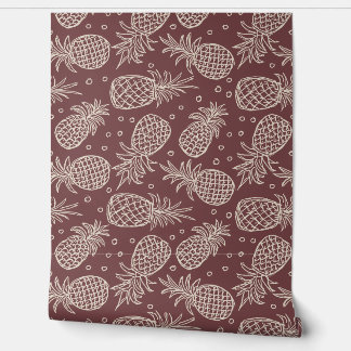 Pineapples In Rumours By Behr Wallpaper