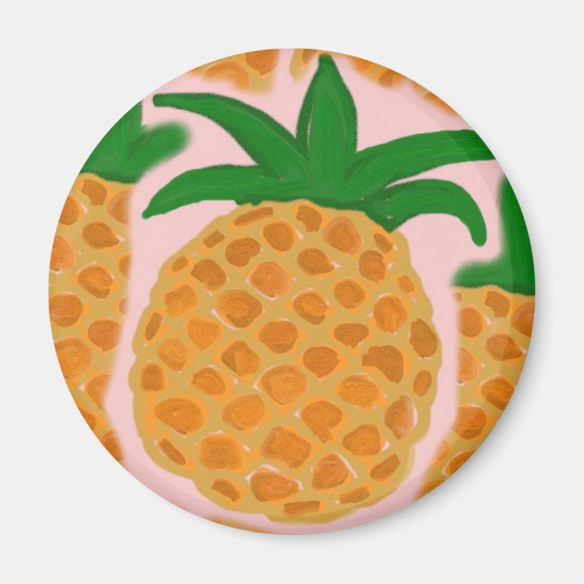 Pineapples Magnet (Front)