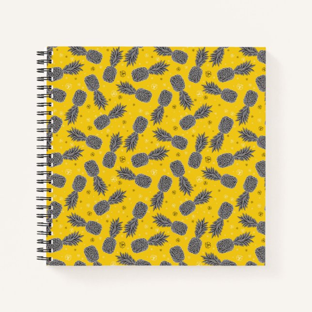 Pineapples On Gold Notebook (Front)