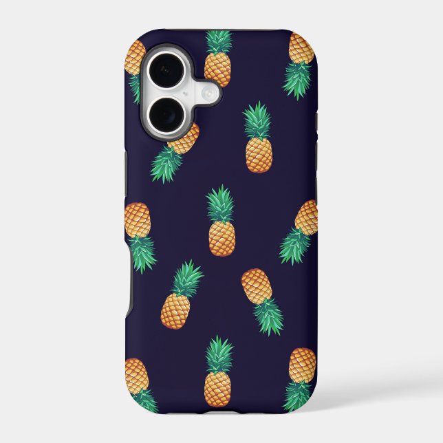 Pineapples On Navy (Back)
