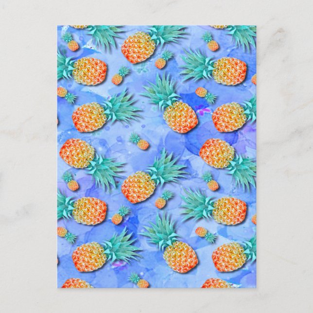 Pineapples. Paint. Party. Postcard (Front)